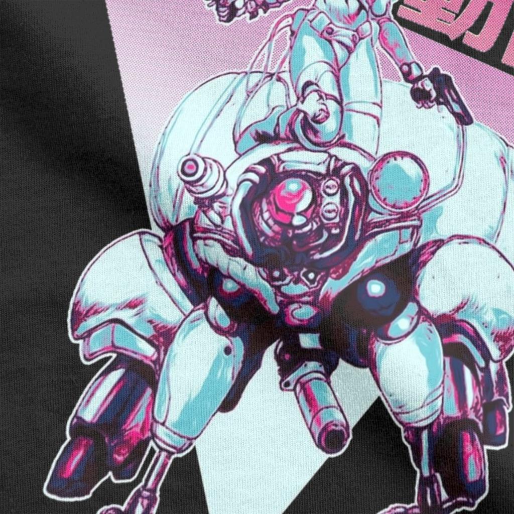 Fashion Motoko Kusanagi Ghost In The Shell T-Shirts Men Pure Cotton T Shirts Anime Short Sleeve Tees Printing Clothes