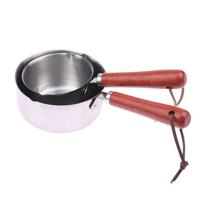 Mini Oil Pot 410 Stainless Steel Mini Hot Milk Pot Small Saucepan For Boiling Butter Melting Pot Butter Warmer Kitchen Pan