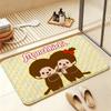 So Cute M-MonchhichiS Cartoon Short Plush Rug Carpet mat Machine Washable Soft Comfortable Anti‑Slip Floor Mat Home Decor