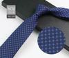 Men'S Tie Business Shirt, Striped Security Professional Dress Plus Logo8Cm Hand-Typed