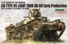 MONO/Dragon 1/35 Scale Tanks of the World WWII Japanese Army Type 95 Ha-Go Early Model Plastic Model Kit MD009 (Tank)