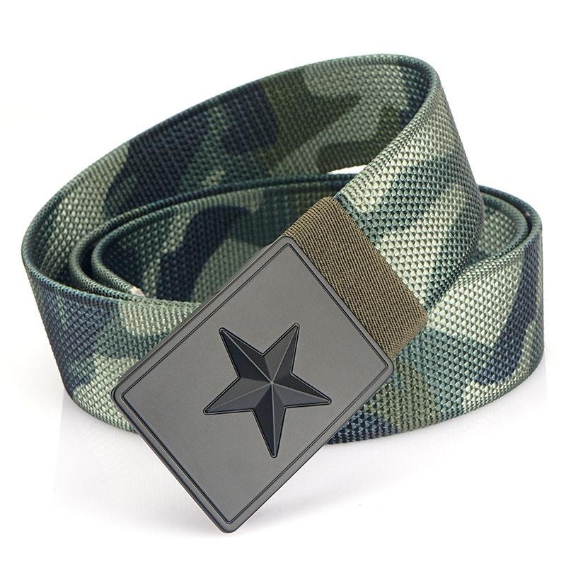 

Camouflage 3.8cm Canvas Belt Military Training Outer Nylon Overalls 120cm