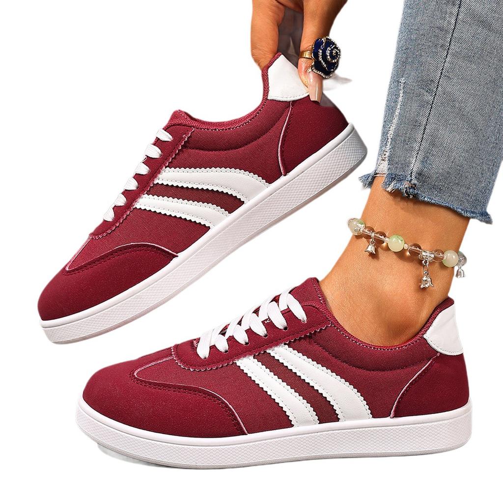 Neue Damen-Frühlingsschuhe lässige Forrest Gump Schuhe atmungsaktive und verschleißfeste Schnür-Board-Schuhe