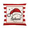 Christmas truck pattern throw pillow cover with short plush print for living room sofa decoration cushion cover pillow covers