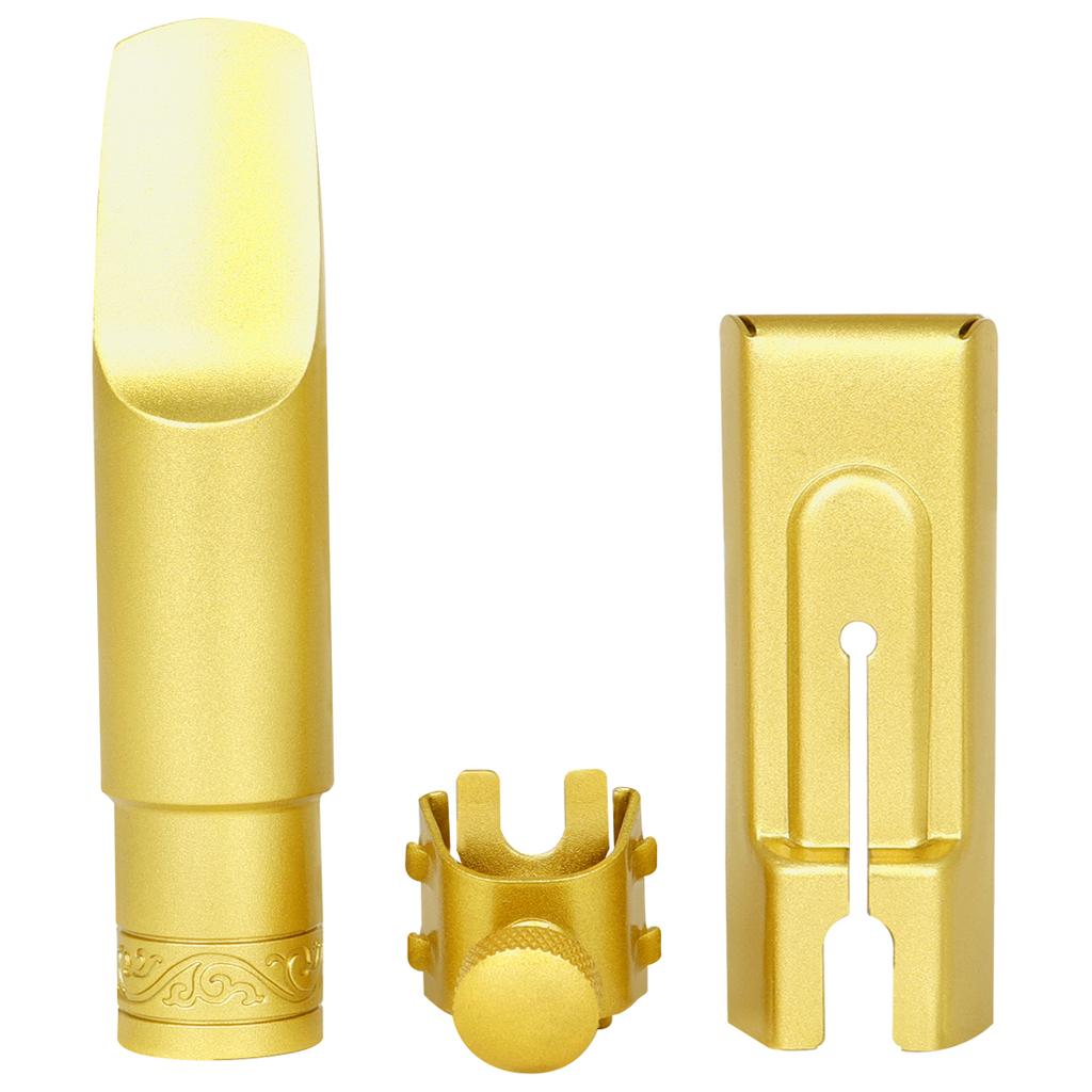 Saxophone Mouthpiece for Alto Soprano Tenor Sax Metal Brass Mouth Pieces Saxophone Parts Woodwind Instrument Accessories