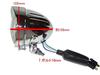 American Bullet-Shaped (Slotted) 4.5-inch Bates Light (H4 Bulb Specification) Custom Headlight (Clear Lens) Buffalo Headlight 4.5HOU
