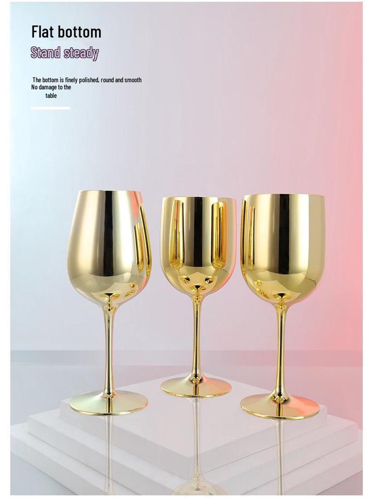 450ml Red Wine & Champagne Plastic Goblet