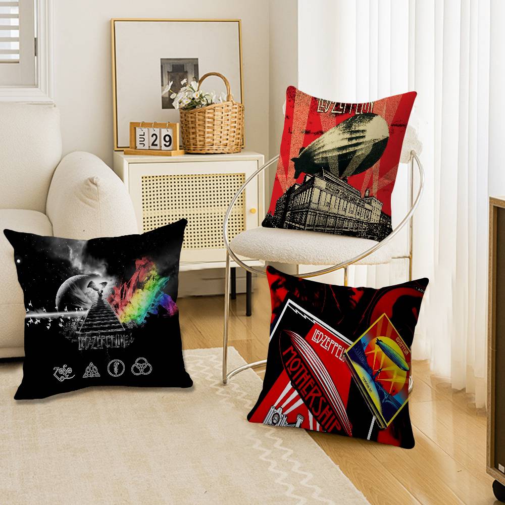 Band L-Led Z-Zeppelin Kissenbezug Toon Geschenk Kissenhülle Schlafzimmer Zuhause Sofa Stuhl Sitz Dekor Kissenhülle