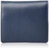 Mikado Men's Slim Box Coin Purse, Made In Japan, Chateaubriand Navy