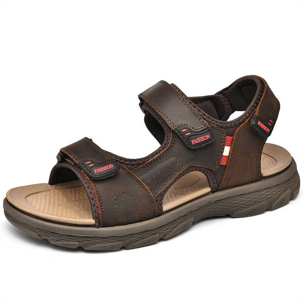 Fashion Open From Front Sling Back Summer House Slippers For Men Sport Sandal Men's Shoes For Summer Sneakers Due To Top Grade