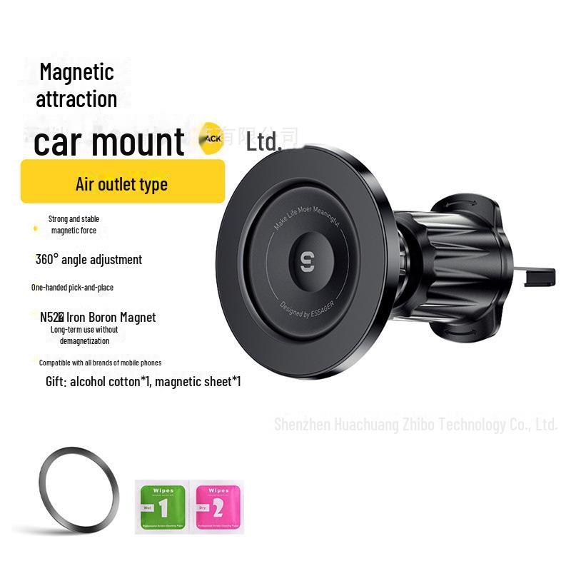 

ESSAGER Berlin Магнитный 360° Держатель для телефона на вентиляционное отверстие автомобиля Black