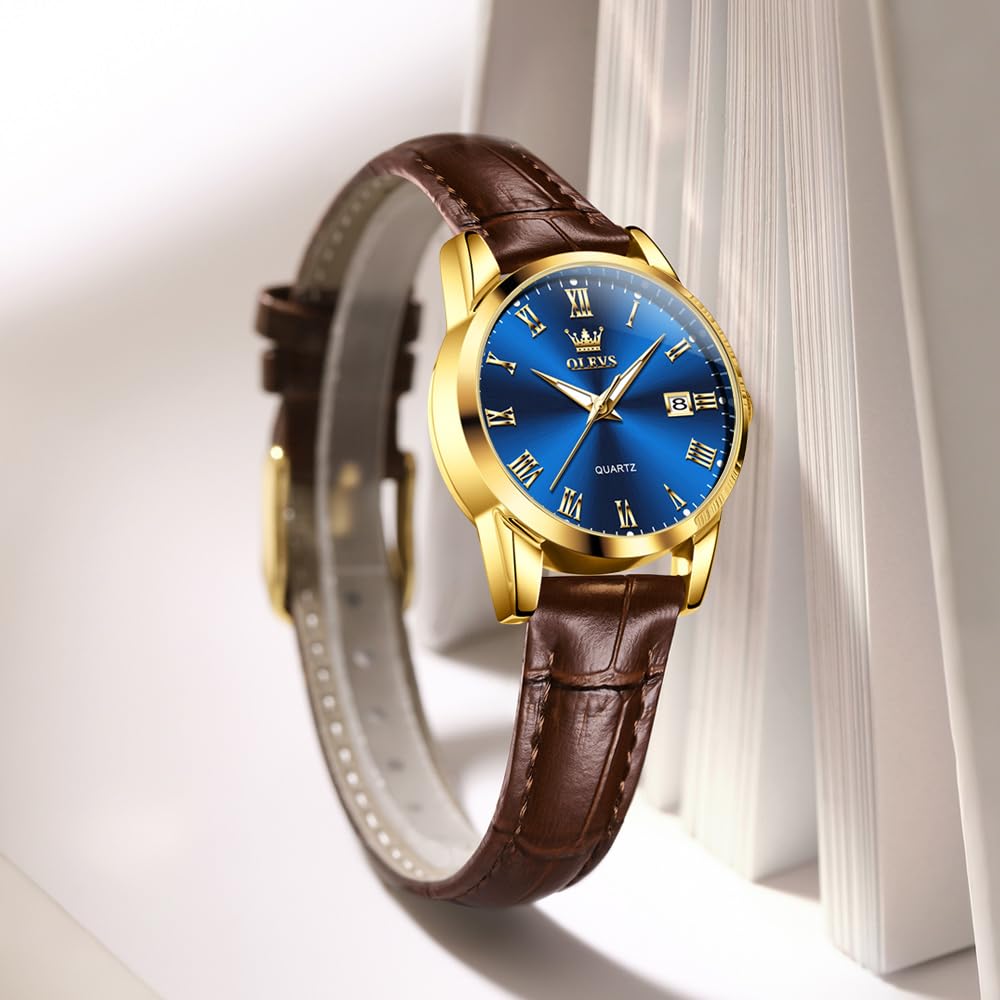 OLEVS Japanese Quartz Classic Luminous 30M Water Business Gift Watch for Women Women's Watch, Movement, Dial, Hands, Resistant, Watch, Popular,