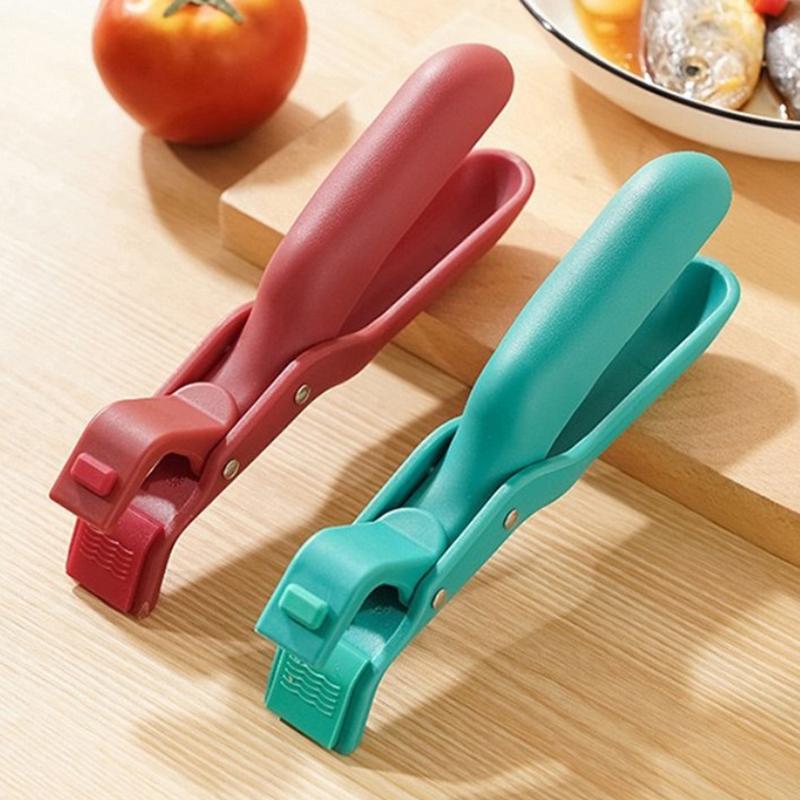 Anti-Scald Clip Silicone Kitchen Anti Scald Plate Bowl Dish Pot Holder Anti-Hot Clip Lifter Kitchen Accessories Gadget