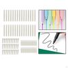 30 Fillable Pen Double Head Fountain Whiteboard Replacement Nib Tool Blank Marker for Illustration