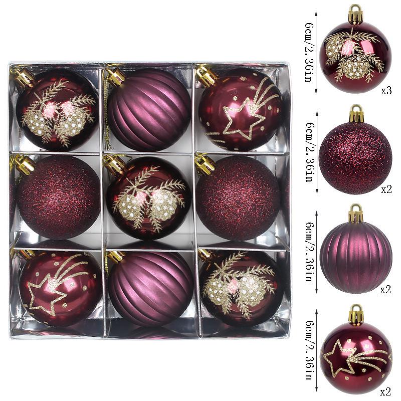 Xiyin Multicolor Christmas Tree & Window Hanging Ball Set