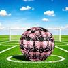 1pc Pink Bow Jewelry Theme Soccer Ball Football, Size 5, Lightweight PVC, Outdoor Training Soccer Ball,Gift c65147