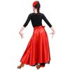 Glatter spanischer Flamenco-Schalrock Großer Schwing-Rock Mode Bauchtanzkostüme Damen