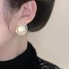 French Retro Pearl & Cubic Zirconia Earrings for Women - S925 Sterling Silver Studs, Light Luxury, Japanese-Korean Style