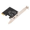 Card de Expansiune PCIe la Dublu Tip C Chip ASM1042 Adaptor PCIe Tip C de Mare Viteză pentru Computer