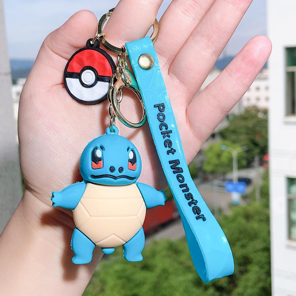 85 Styles Pokémon Pocket Monster Keychain Bag Decor Pikachu Desk Ornaments Car Key Chain Accessories Small Gift Between Friends