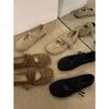 Pantofi Birkenstocks de damă cu talpă groasă, cap rotund, stil Mary Jane, pantofi simpli, cu gura joasă, low-top, talpă plată, pantofi de bunică