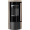 KRATKI ERIK Ø150 5.5 kW GOLD SATIN Ceramic Stove Jatoba Handle Ceramic Lid
