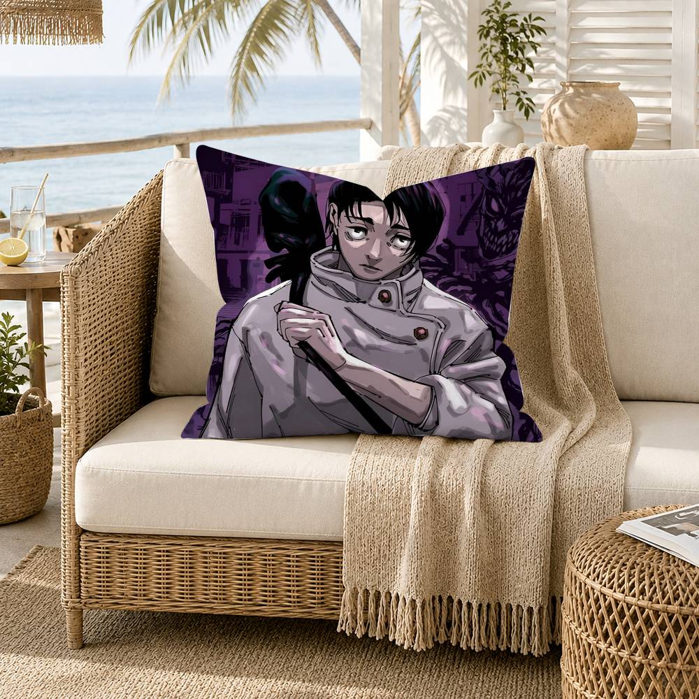 Okkotsu Yuta Jujutsu MManga Pillow Case for Sofa Living Room Home office Decor Protective Cover