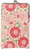 Kyosuke Made In Japan Tekteco Canvas Slim Clasp Case for Goshuincho (Temple Stamp Book) Hana Cotton, Approx. 23.5 X 14.5cm