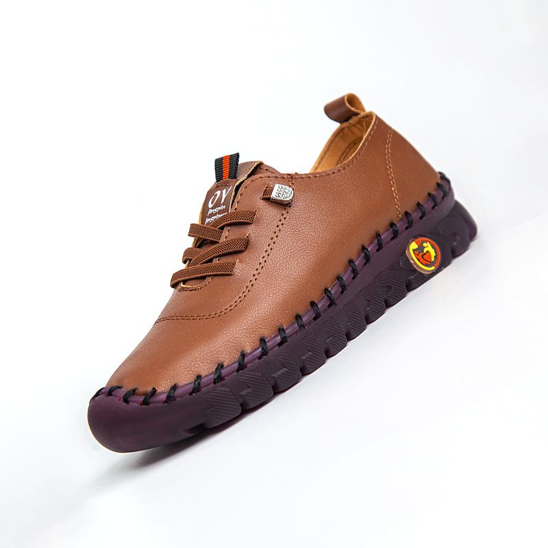 Sneakers Women Shoes Platform Loafers Lace Up Leather Flat Slip-On New Spring Casual Mom Shoe Mujer  Chaussure Femme