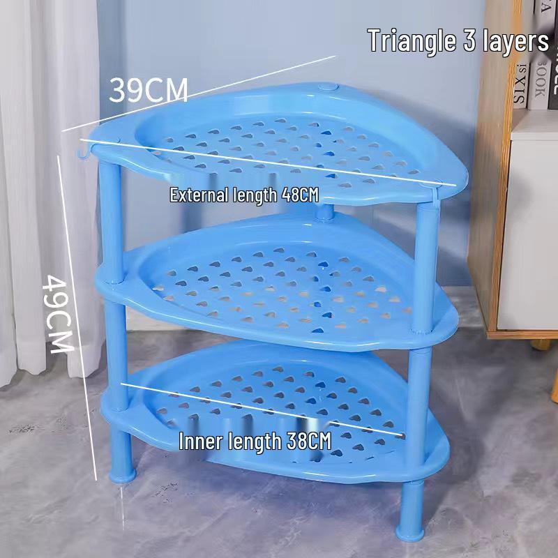 Multi-layer Storage Rack for Kitchen and Bathroom