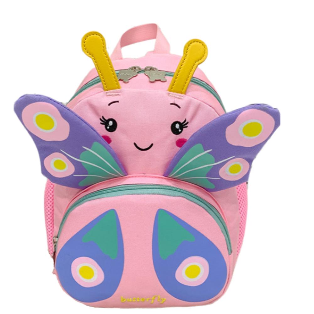 

Детские сумки с 3D-бабочками, новая школьная сумка Oxford, легкая, вместительная, для малышей розовый