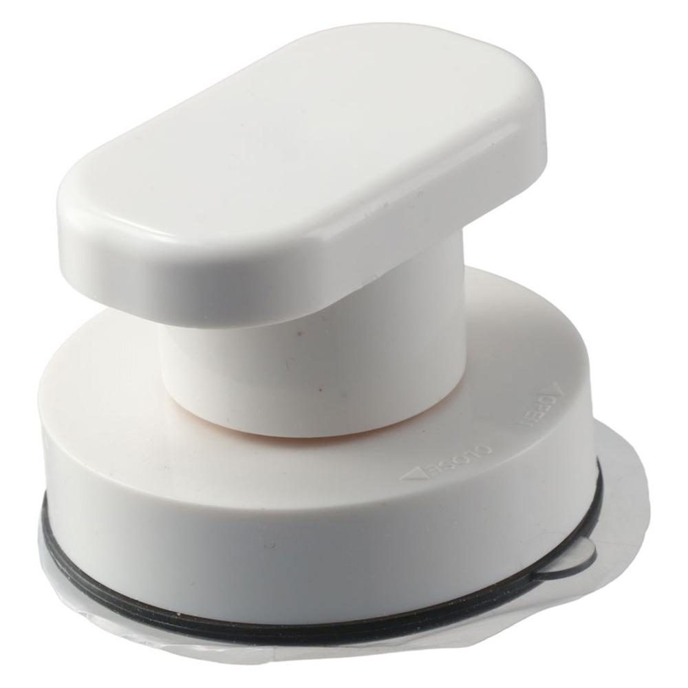 

Round Shape Door Pulls White Shower Knob Strong Glass Mirror Handle for Warehouse, Garden Door 1pc