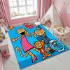 Cartoon D-D0g M-Man Baby Creeping Mat Rug for Kid Play Mat Children Room Decor Area Floor Mat Anti-skid Carpet for Bedroom Gift