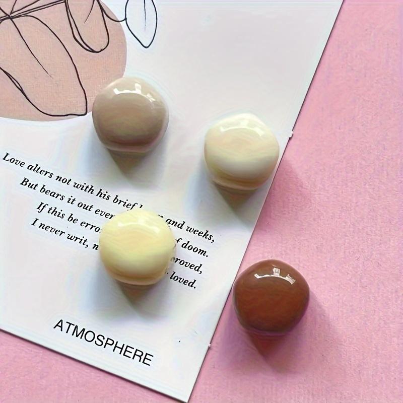 10pcs Colorful Round Frosted Fridge Magnets - Charming Decorative Magnets for Kitchen, Office Whiteboards, Lockers & Dishwashers