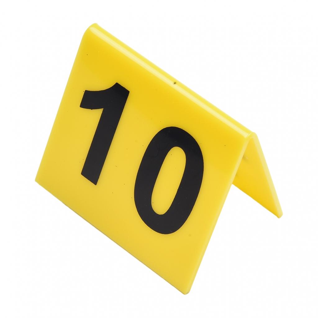 1 - 10 Table Numbering Table Number Acrylic Table Tent Sign