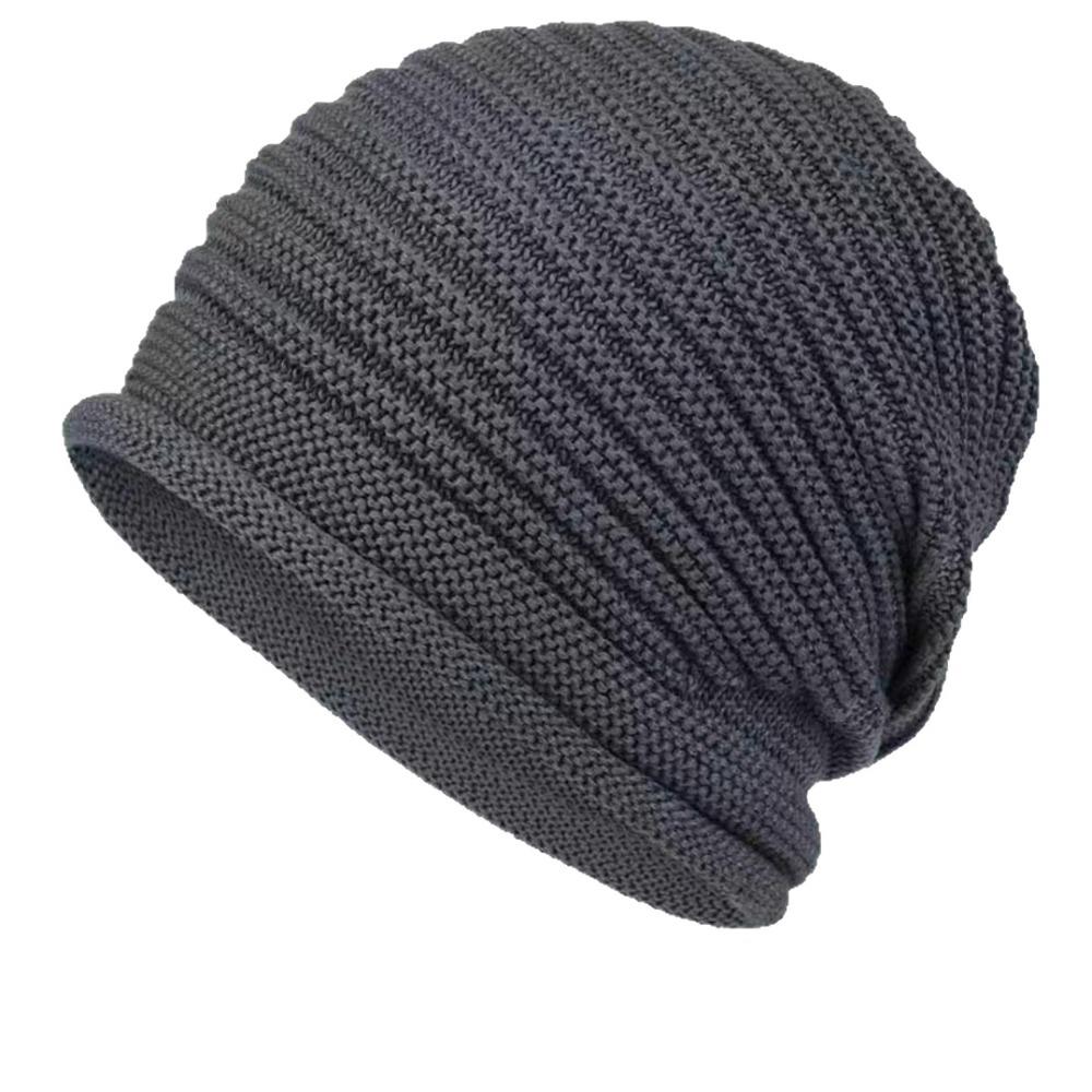 Women's wool knitted pullover hat autumn and winter popular headgear fashion versatile thermal pile hat