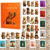 Christmas Capybara Advent Calendar Blind Box With Acrylic Figurines For Festive Decorations