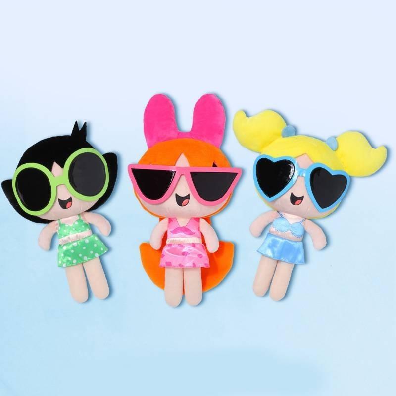 Adorable Plush Powerpuff Girls Bubbles Doll Cartoon Soft Toy Perfect For Girls