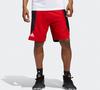 Adidas Basketball Shorts Men's Light Scarlet Moderate Straight Fit Pants ED8389