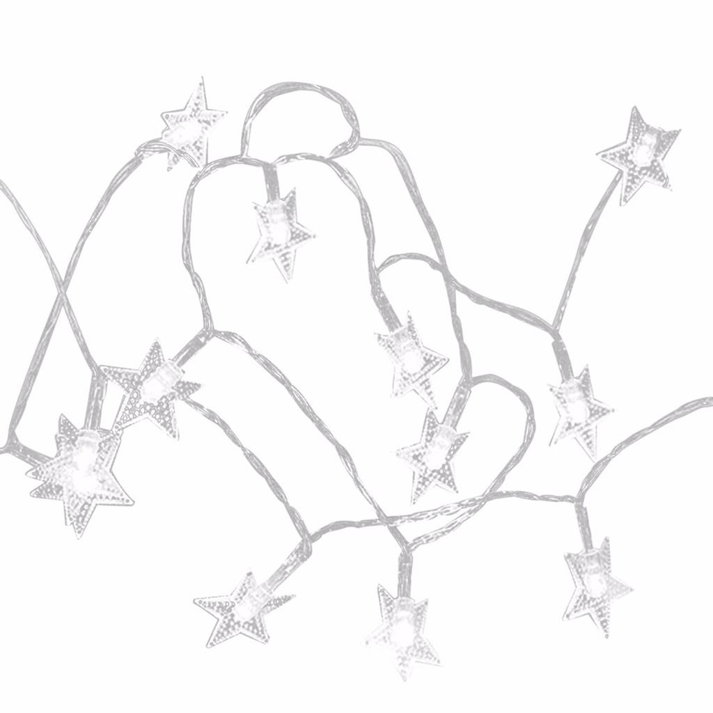 Star Shape String Lights Party Wedding Christmas Room Curtain Light Decoration