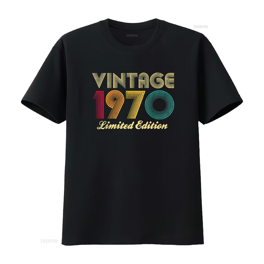 53rd Birthday Vintage 1970 53 Years Old Retro T Shirt vintage Washed fashion streetwear Stylish Soft graphic designer clothes
