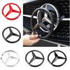 UPYLC1 C200 E300 2026 Hot 18.8cm logo badge sticker for front grille of car is suitable for Mercedes-Benz W204 W205 W218 W246 W251 GLK2