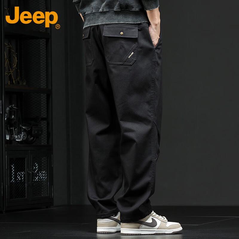 JEEP Men's Autumn/Winter Straight-Leg Casual Workwear Pants