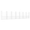 U Shaped Gabion Basket with 8 Posts Iron 860 X 20 X 200 Cm
