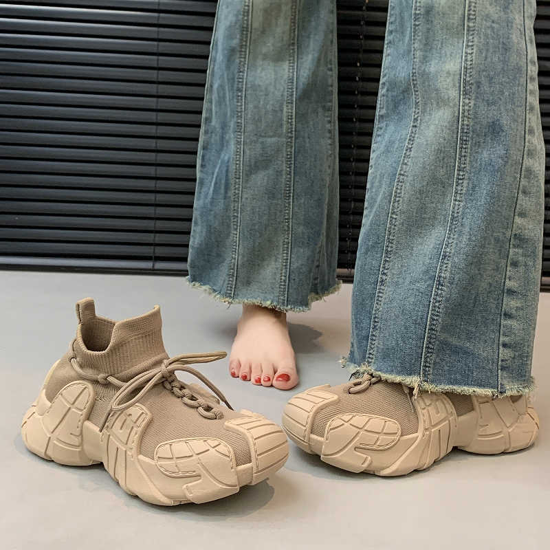 Fashion Key Height Thick Heeled Womans Luxury Trainer Loafers Summer Sneakers Ladies Shoes Designer Sport Lowest Price New Fast