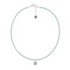 Jbans Classic Antique Sheriff Star Pendant Soft String Necklace (C2501-An859)