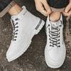Boots for Men Luxury High Top Men Sneakers Fashion Comfort Ankle Boots Outdoor Platform Men Motorcycle Boots Botas Para Hombre