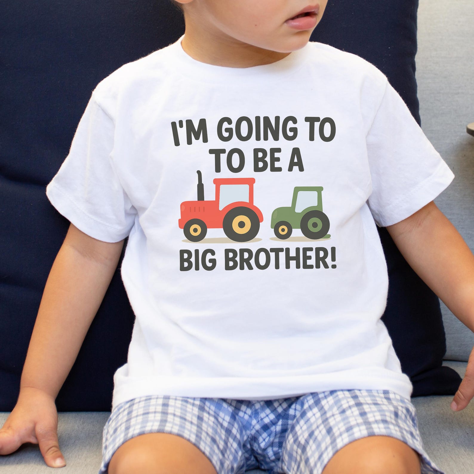 I m Going To Be A Big Brother Tee, Big Brother Announcement Tee, Cute Sibling Shirt, Baby Shower Gift, Expecting Family Apparel M