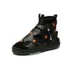 Anta Allgemeine Serie Stoßdämpfende Rutschfeste Verschleißfeste Wasserdichte High-Top Sportliche Freizeitschuhe Herren Sneakers Schwarz 11948086S-1