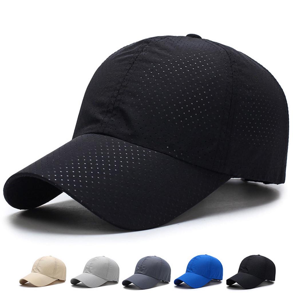 Breathable Lightweight Sports Cap for Men and Women, Adjustable Quick-Dry Baseball Hat for Outdoor Activities